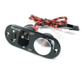 Miracle Single Power Switch With Fuel Dot with Futaba / JR Plug for RC Model Airplane Free Shipping
Miracle Single Power Switch With Fuel Dot with Futaba / JR Plug for RC Model Airplane Free Shipping