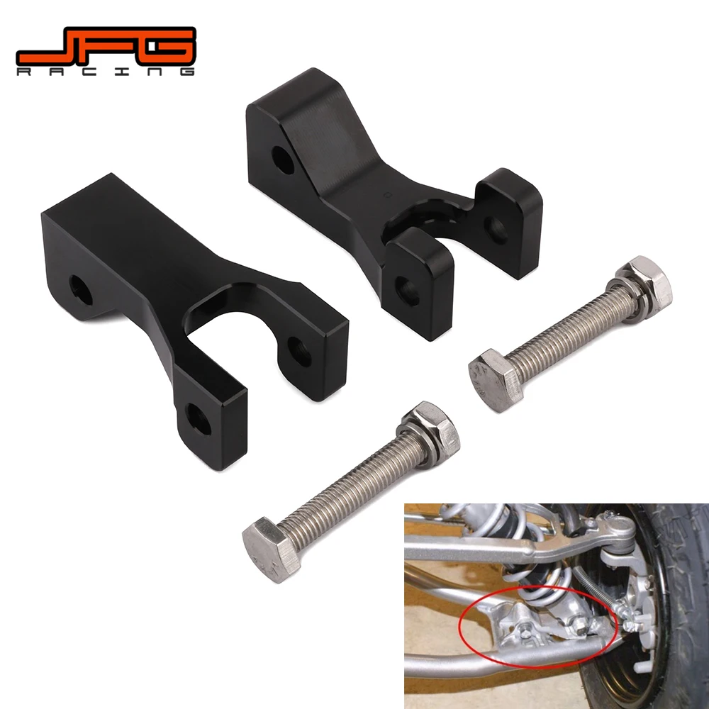 Комплект адаптеров для переднего понижения CNC ATV для YAMAHA Raptor 350 660 700 YFZ450 Banshee Warrior Blaster для HONDA TRX450R TRX400EX
Комплект адаптеров для переднего понижения CNC ATV для YAMAHA Raptor 350 660 700 YFZ450 Banshee Warrior Blaster для HONDA TRX450R TRX400EX