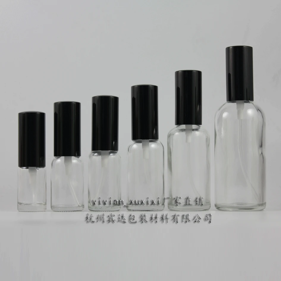 50pcs empty 100ml cosmetic clear glass bottle with black mist spray pump, 100ml glass cosmetic bottle packaging
50pcs empty 100ml cosmetic clear glass bottle with black mist spray pump, 100ml glass cosmetic bottle packaging