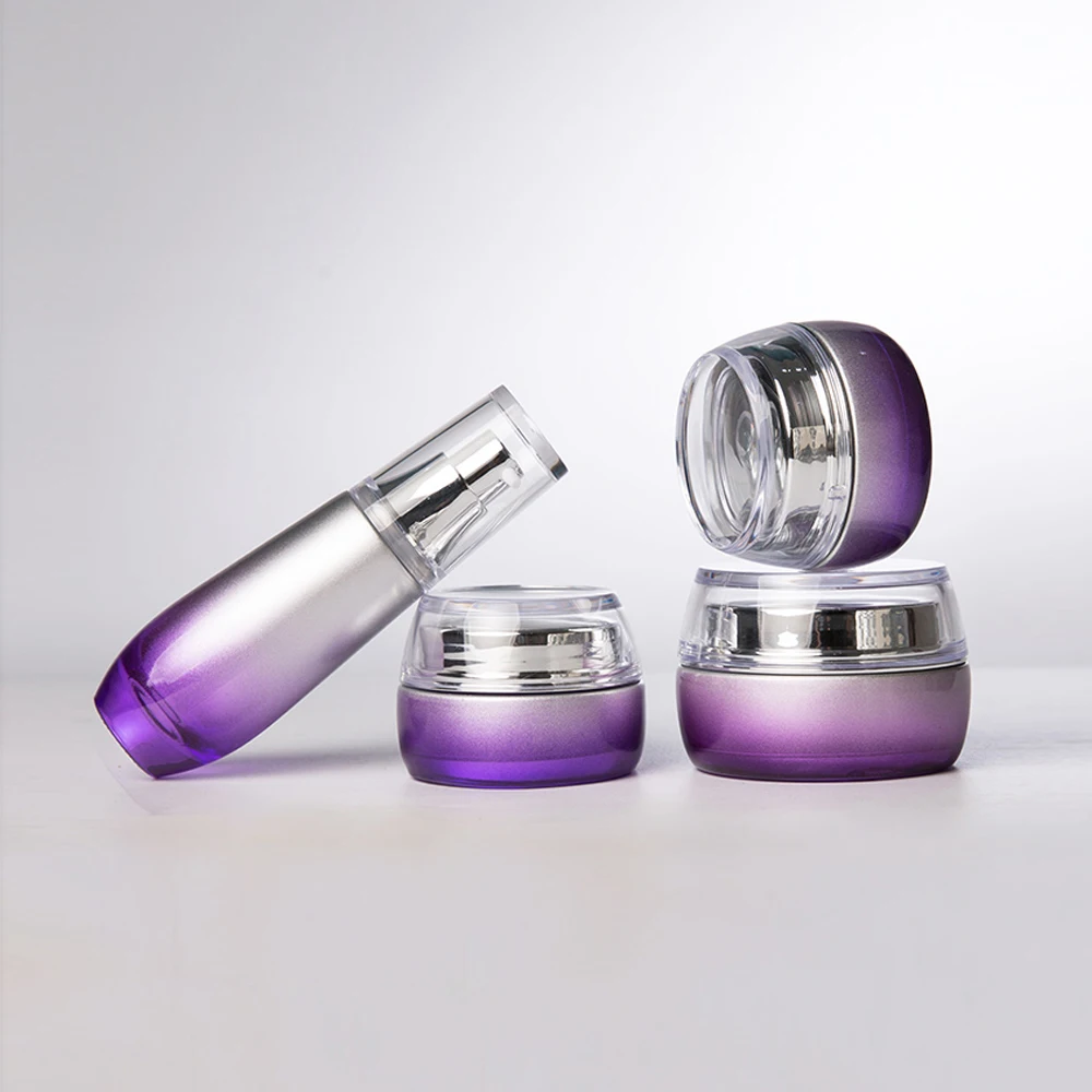Hot empty 50g cosmetic glass jar for face cream wholesale, 1.7ounce purple glass bottle with silver screw cap
Hot empty 50g cosmetic glass jar for face cream wholesale, 1.7ounce purple glass bottle with silver screw cap