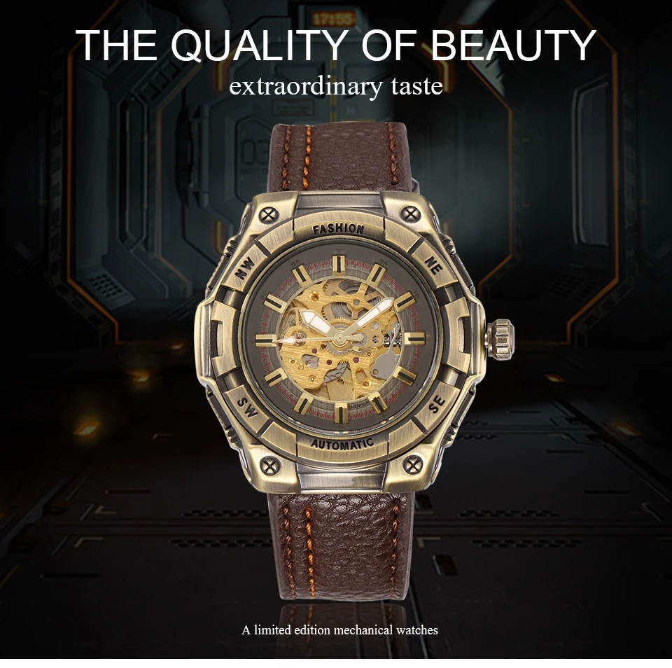 2021 New Style Vintage Luxury Brand Army Automatic Watch Sport Men's Military Mechanical Watch Bronze Big Dial Male Wristwatch
2021 New Style Vintage Luxury Brand Army Automatic Watch Sport Men's Military Mechanical Watch Bronze Big Dial Male Wristwatch