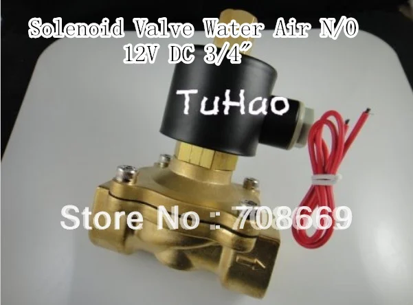 Electric Solenoid Valve Water Air N/O 12V DC 3/4" Normally Open Type 2W200-20K
Electric Solenoid Valve Water Air N/O 12V DC 3/4" Normally Open Type 2W200-20K