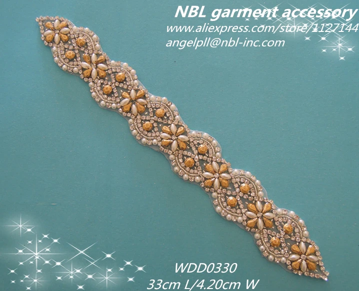 (30PCS)Wholesale bridal sash beaded rhinestone gold applique iron on for wedding dresses WDD0330
(30PCS)Wholesale bridal sash beaded rhinestone gold applique iron on for wedding dresses WDD0330