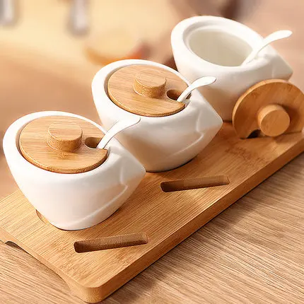 Simple Seasoning Jar Set Ceramic Seasoning Jar Three-piece Seasoning Jar Seasoning Tank Salt Shaker
Simple Seasoning Jar Set Ceramic Seasoning Jar Three-piece Seasoning Jar Seasoning Tank Salt Shaker
