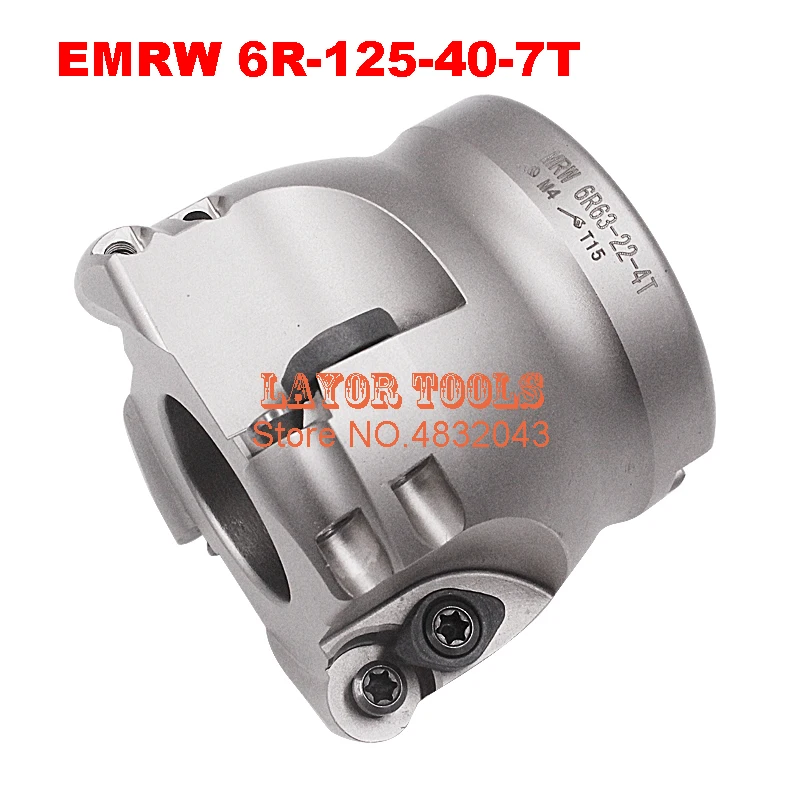 EMRW 6R-125-40-7T Face End Milling Cutter Indexable Flat Roughing Cutting ,CNC Milling Cutter
EMRW 6R-125-40-7T Face End Milling Cutter Indexable Flat Roughing Cutting ,CNC Milling Cutter