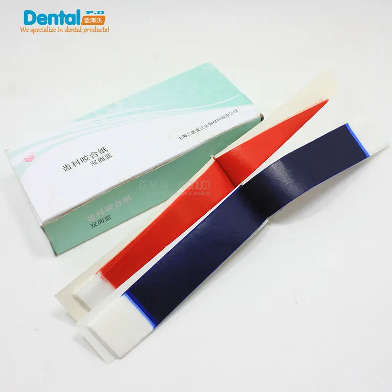 High Quality 2 Boxes Articulating Paper Red Strips Hot sale RED & BLUE(400 SHEETS) Dental Lab Products
High Quality 2 Boxes Articulating Paper Red Strips Hot sale RED & BLUE(400 SHEETS) Dental Lab Products
