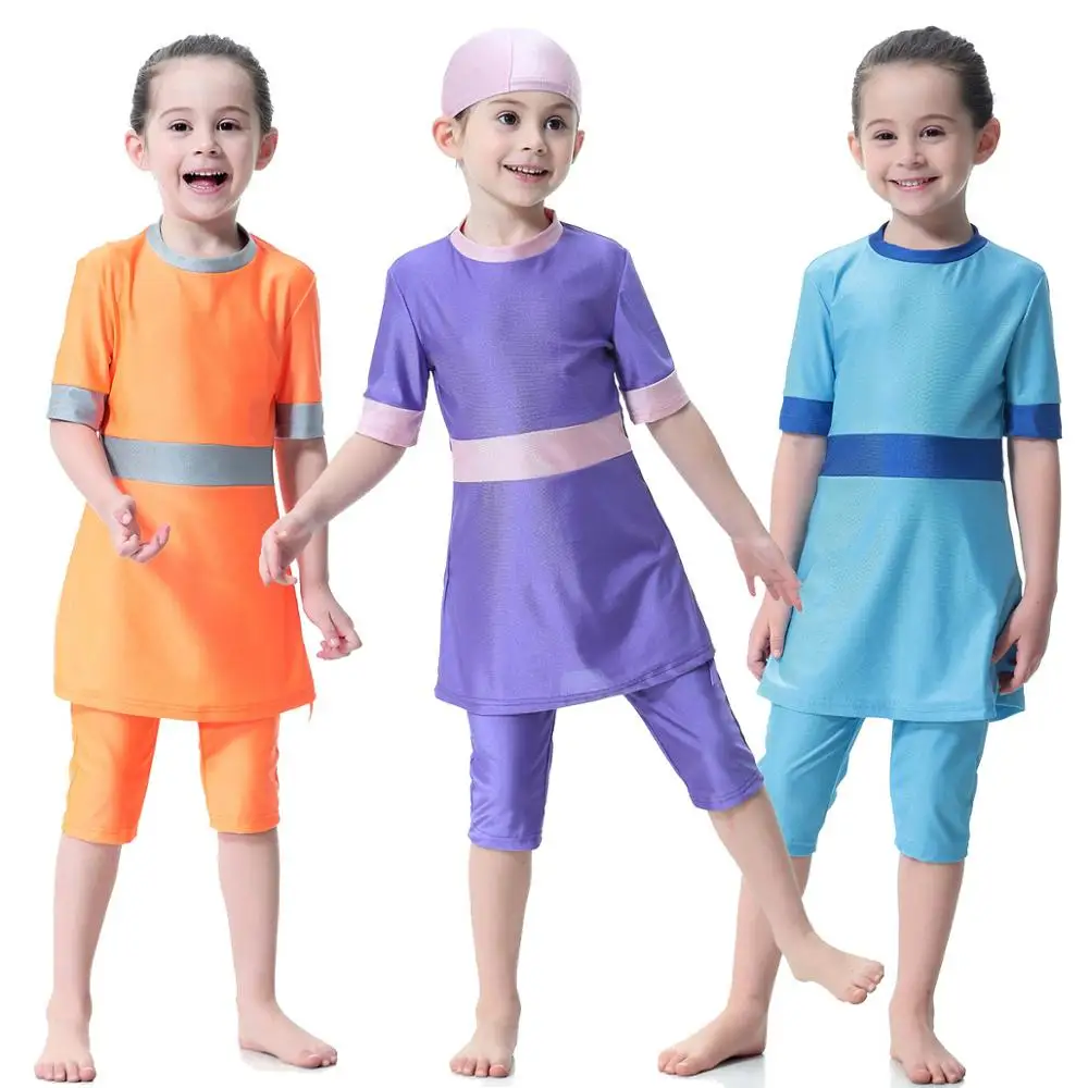 Summer Beach Bathing Suit Modest Two-piece Muslim Swimwear for Girl Children Swimsuit Modest Muslim Swimwear Bathing Suit XX-421
Summer Beach Bathing Suit Modest Two-piece Muslim Swimwear for Girl Children Swimsuit Modest Muslim Swimwear Bathing Suit XX-421
