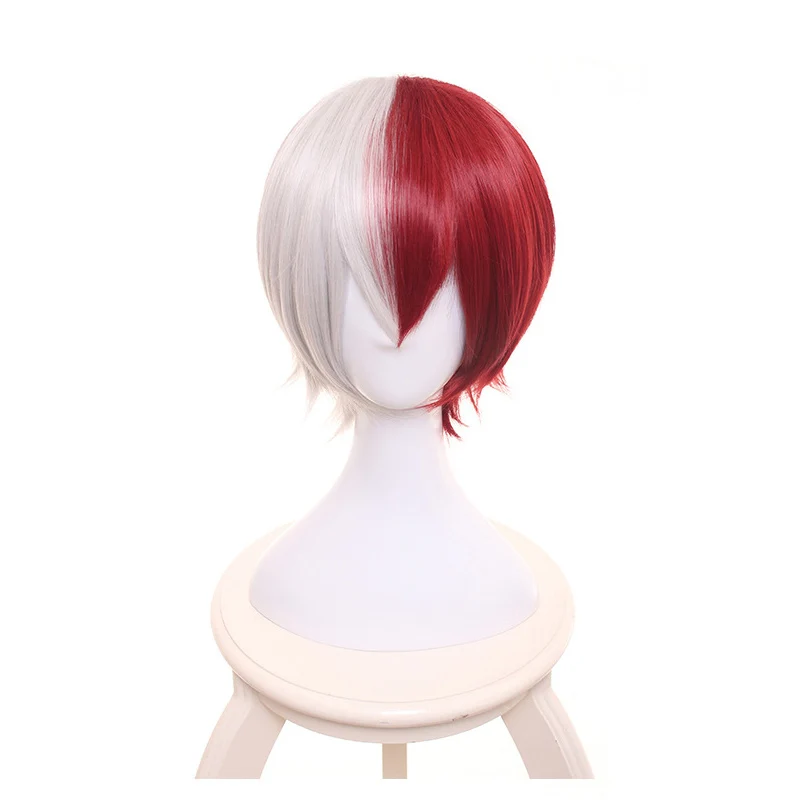 Boku no Hiro Akademia Todoroki Shouto short wig My Hero Academia Shoto Todoroki White And Red Cosplay Wig+Wig Cap
Boku no Hiro Akademia Todoroki Shouto short wig My Hero Academia Shoto Todoroki White And Red Cosplay Wig+Wig Cap