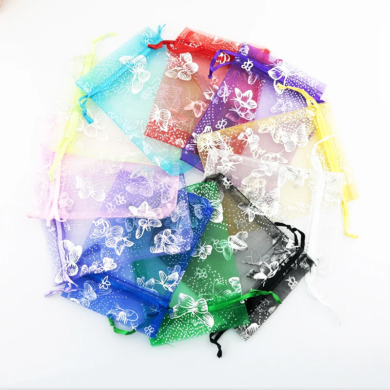 100pcs/lot 7x9cm Multicolors Organza Bag Mini Butterfly Design Wedding Gift Bags Cute Candy Charms Packaging Jewelry Bag Pouches
100pcs/lot 7x9cm Multicolors Organza Bag Mini Butterfly Design Wedding Gift Bags Cute Candy Charms Packaging Jewelry Bag Pouches