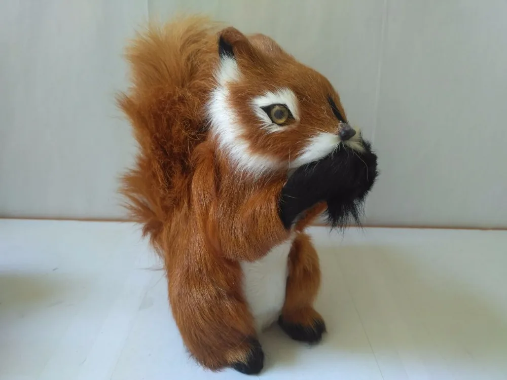 Large 20x10x19cm Simulation Squirrel Model Brown Plastic & Furs Handicraft Home Garden Decoration Gift - D2631
Large 20x10x19cm Simulation Squirrel Model Brown Plastic & Furs Handicraft Home Garden Decoration Gift - D2631