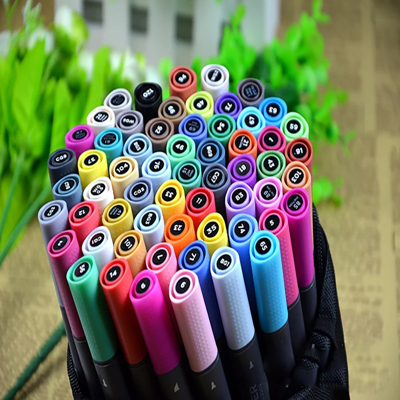 12/24/36/48/60/128 colors STA3202 Twin Tip Alcohol Art Markers Pen Professional Design Package Drawing Pen Supplies
12/24/36/48/60/128 colors STA3202 Twin Tip Alcohol Art Markers Pen Professional Design Package Drawing Pen Supplies