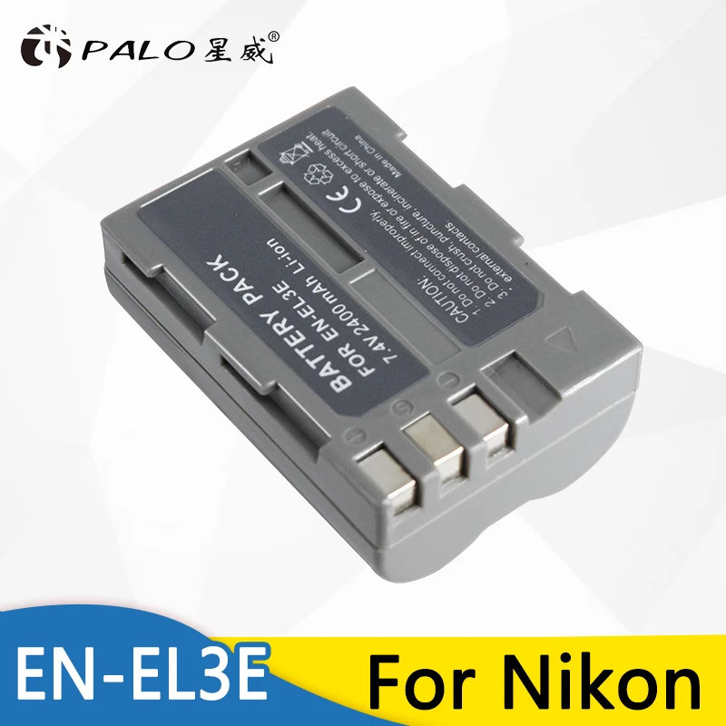 EN-EL3E EN EL3e ENEL3e 2400mAh Camera Battery Batteries AKKU + LCD USB Charger For Nikon D30 D50 D70 D70S D90 D80 D100 D200 D300
EN-EL3E EN EL3e ENEL3e 2400mAh Camera Battery Batteries AKKU + LCD USB Charger For Nikon D30 D50 D70 D70S D90 D80 D100 D200 D300