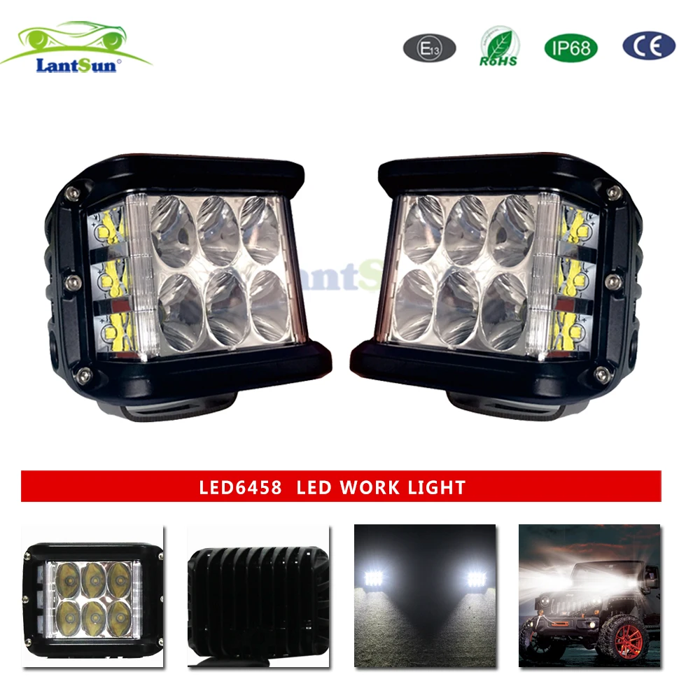 Side Shooter LED Lights 4'' 45W Cubes LED light Off Road Driving Super Bright Car accessories headlight auto products Lantsun
Side Shooter LED Lights 4'' 45W Cubes LED light Off Road Driving Super Bright Car accessories headlight auto products Lantsun