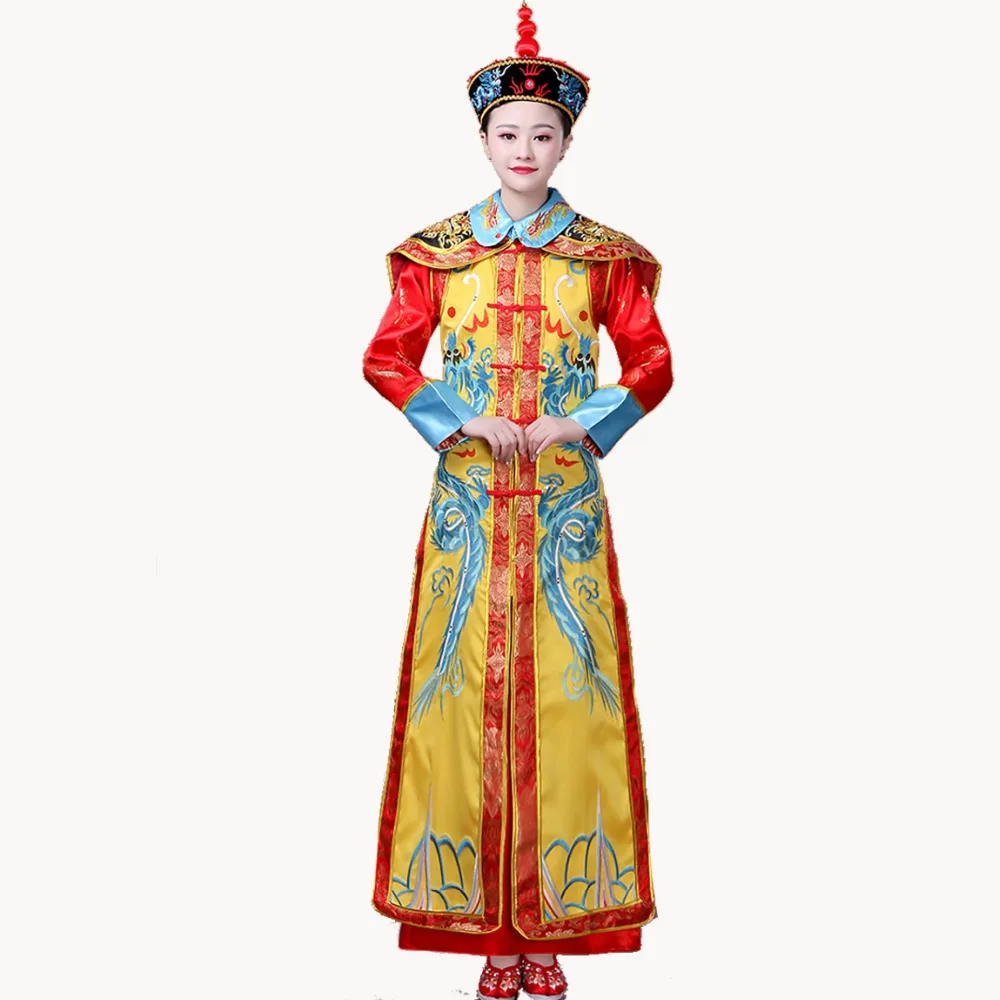 Queen Empress Dress Game Of Qing Dynasty Costume For Adult Women Chinese traditional Clothings Act Costume Drop Shipping
Queen Empress Dress Game Of Qing Dynasty Costume For Adult Women Chinese traditional Clothings Act Costume Drop Shipping