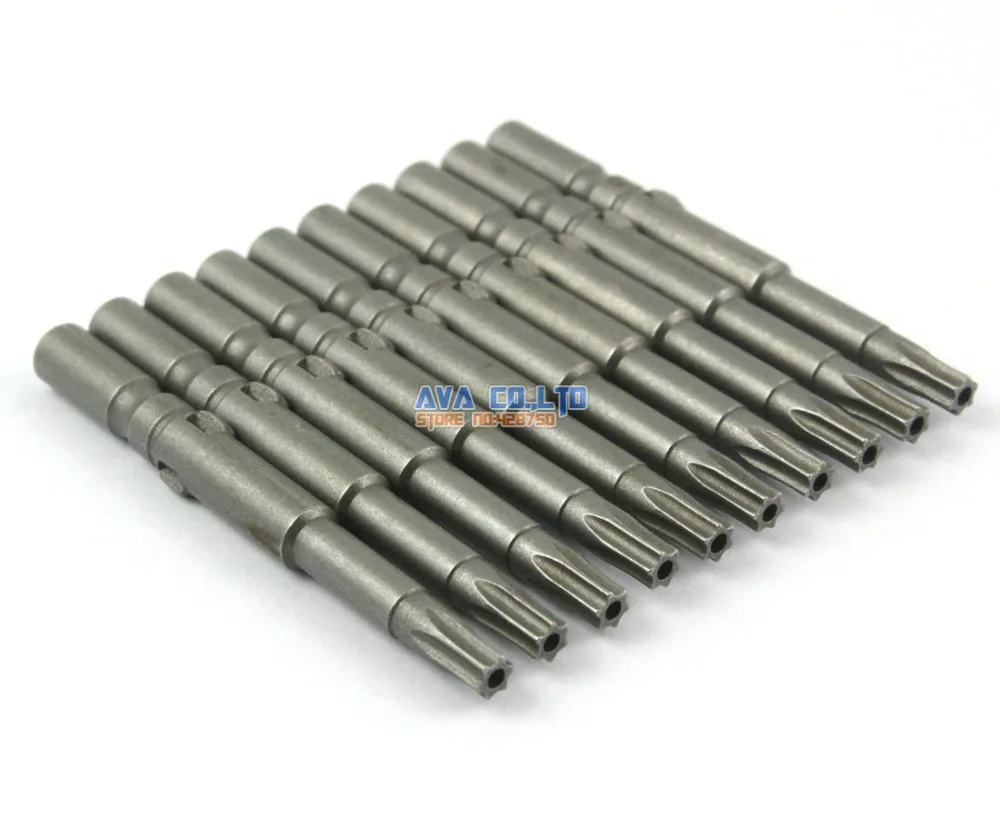 10 Pieces Torx Screwdriver Bit S2 Steel 6mm Round Shank 60mm Long T20 Tip Screwdriver Bits
10 Pieces Torx Screwdriver Bit S2 Steel 6mm Round Shank 60mm Long T20 Tip Screwdriver Bits