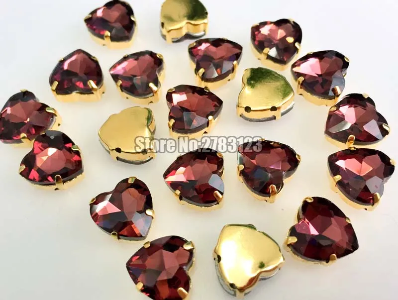 Factory sales Gold bottom wine red heart shape AAA Glass Crystal sew on claw stones,flatback loose rhinestones SWHJ016
Factory sales Gold bottom wine red heart shape AAA Glass Crystal sew on claw stones,flatback loose rhinestones SWHJ016
