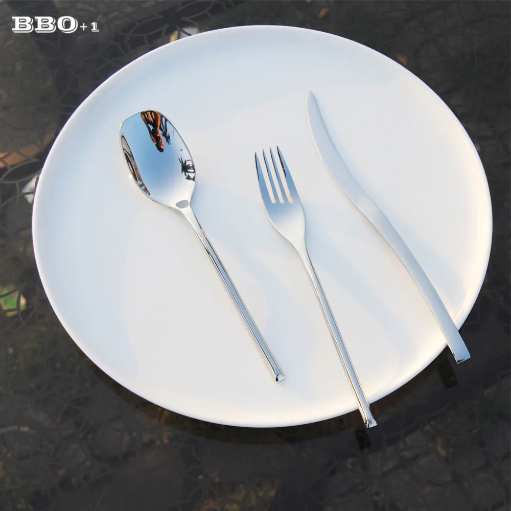 3pcs/lot creative elegant design Stoops High Grade stainless steel Western cutlery steak knife and fork spoon Flatware sets
3pcs/lot creative elegant design Stoops High Grade stainless steel Western cutlery steak knife and fork spoon Flatware sets