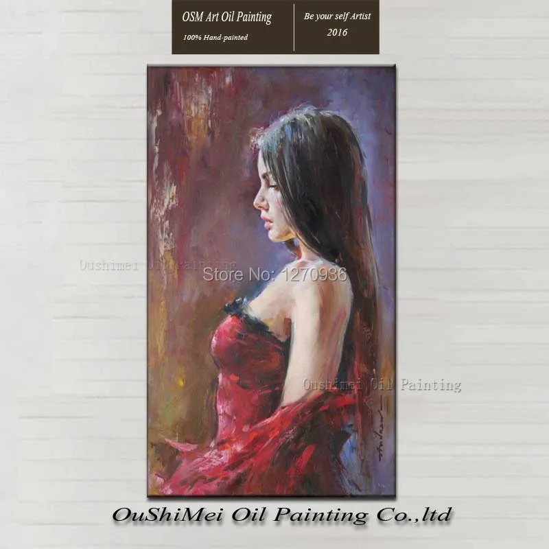 Handmade Sexy Girl Flamenco Dancer Woman Oil Painting on Canvas Realistically FigurePortrait Wall Art for Living Room Decoration
Handmade Sexy Girl Flamenco Dancer Woman Oil Painting on Canvas Realistically FigurePortrait Wall Art for Living Room Decoration