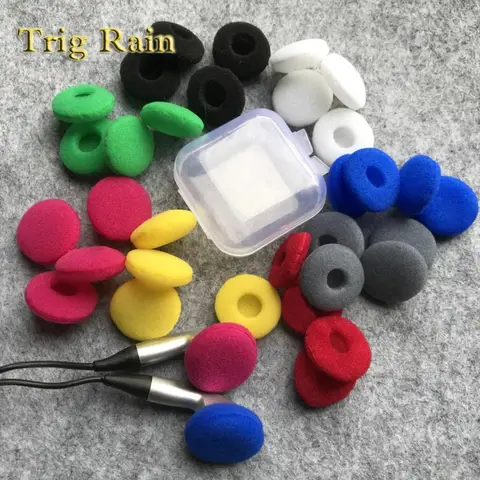 20pcs Ear Pads For Headphones Foam 18mm Sponge Bluetooth Earphones Replacement Earphone Earpads Covers MP3 MP4 Moblie Phone