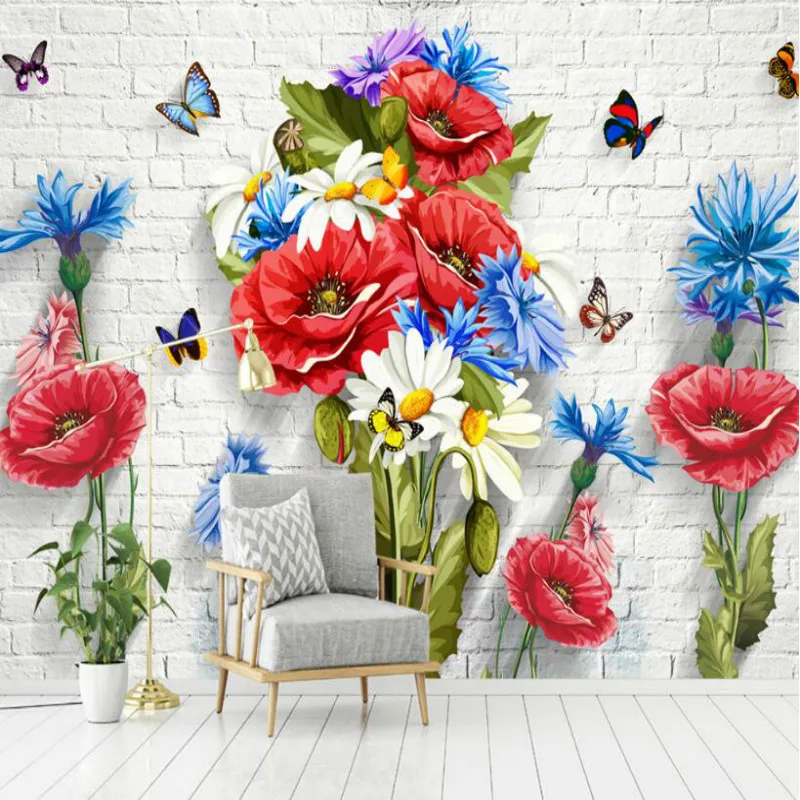 Minimalistic 3d chrysanthemum brick wall wallpaper for living room home improvement wallpaper Wall Painting mural silk paper
Minimalistic 3d chrysanthemum brick wall wallpaper for living room home improvement wallpaper Wall Painting mural silk paper