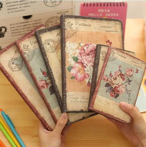 1 Pc/Lot Classic Vintage Flower Hard-Covered Notebook & Diary for School Stationery & Office
1 Pc/Lot Classic Vintage Flower Hard-Covered Notebook & Diary for School Stationery & Office