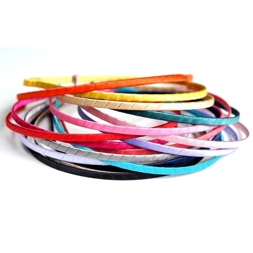10pcs/lot 16colors 5MM Wide Metal Hard Headbands Ribbon Kids Headband For Girls Satin Hairbands For Hair Accessories DIY
10pcs/lot 16colors 5MM Wide Metal Hard Headbands Ribbon Kids Headband For Girls Satin Hairbands For Hair Accessories DIY