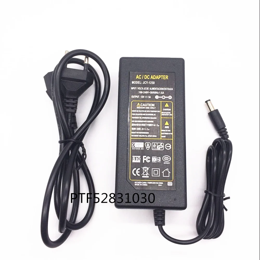 12V5A 12V 5A AC100V-240V 60W LED power adapter LED light Power Supply Adapter Transformer for Imax LED strip 5050 2835 real
12V5A 12V 5A AC100V-240V 60W LED power adapter LED light Power Supply Adapter Transformer for Imax LED strip 5050 2835 real