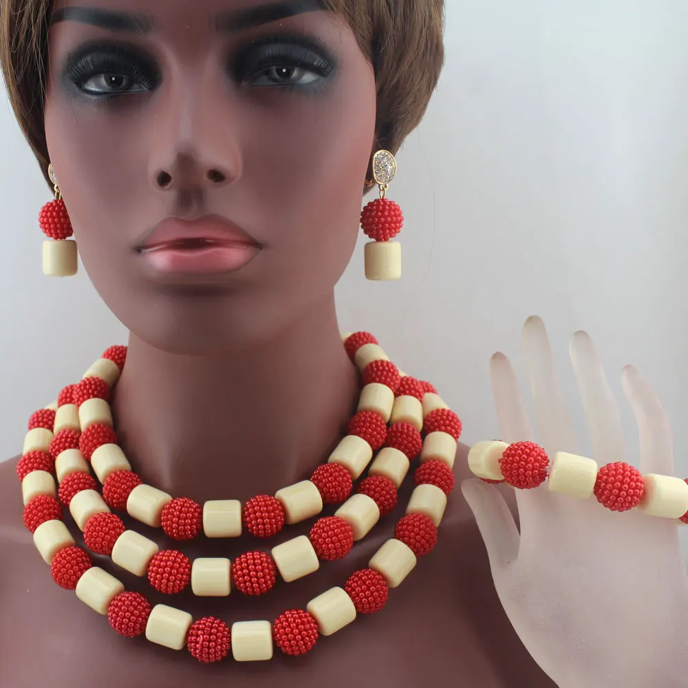Popular New African Jewelry Set White/Red Coral Beads Necklace Set Nigerian Beaded Necklace Jewelry Set Free Shipping HD8626
Popular New African Jewelry Set White/Red Coral Beads Necklace Set Nigerian Beaded Necklace Jewelry Set Free Shipping HD8626