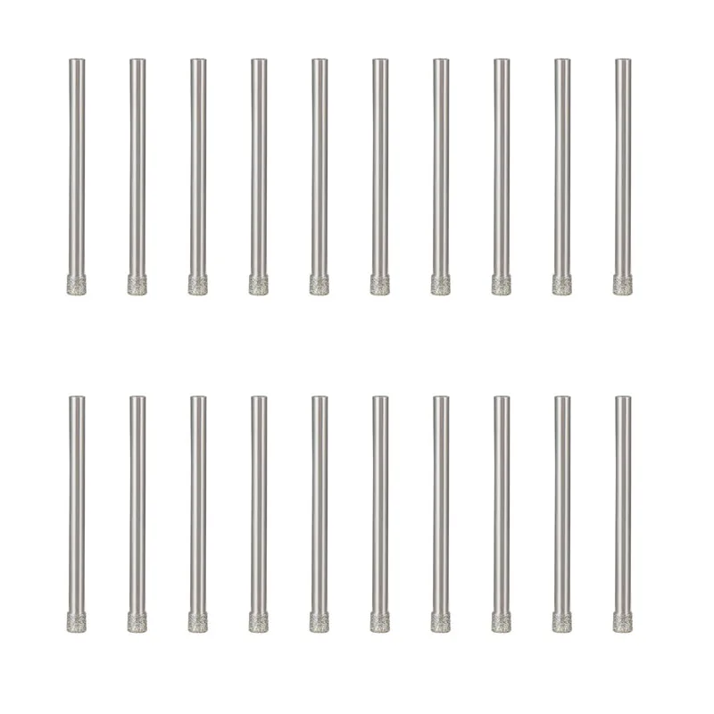 4mm Diamond Coated Glass Hole Saw Drill Bits for Ceramic Tile Marble Rock Porcelain 20 Pcs
4mm Diamond Coated Glass Hole Saw Drill Bits for Ceramic Tile Marble Rock Porcelain 20 Pcs