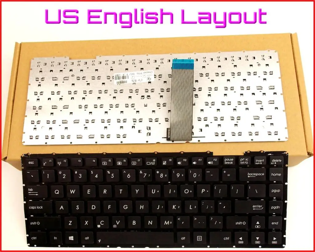 Новая клавиатура английская версия для ноутбука ASUS D451 D451LD D451LDV D451VE 0KNB0-4133US00 AEXJJBU00110 без рамки
Новая клавиатура английская версия для ноутбука ASUS D451 D451LD D451LDV D451VE 0KNB0-4133US00 AEXJJBU00110 без рамки