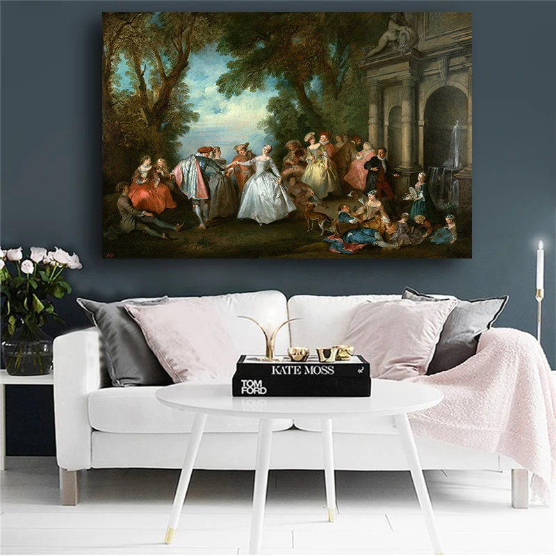European Party Palace Painting Oil Painting on Canvas Posters and Prints Scandinavia Pop Art Wall Picture for Living Room Decor
European Party Palace Painting Oil Painting on Canvas Posters and Prints Scandinavia Pop Art Wall Picture for Living Room Decor