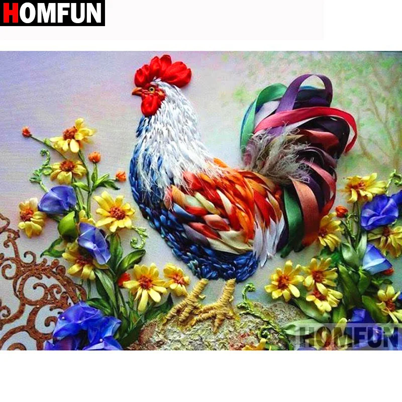 HOMFUN Full Square/Round Drill 5D DIY Diamond Painting "Flower chicken" 3D Diamond Embroidery Cross Stitch Home Decor A19627
HOMFUN Full Square/Round Drill 5D DIY Diamond Painting "Flower chicken" 3D Diamond Embroidery Cross Stitch Home Decor A19627