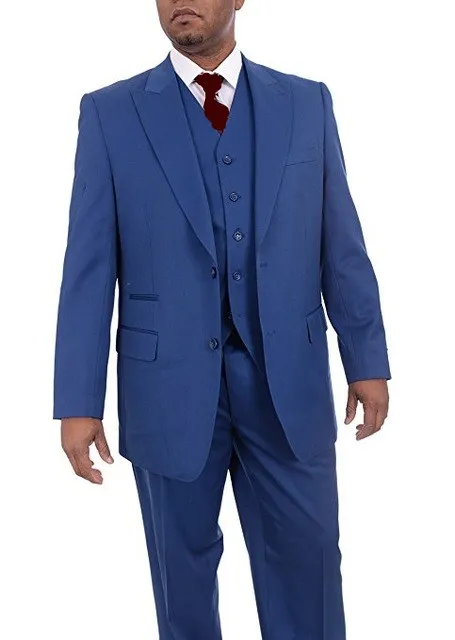 High Quality Two Buttons Blue Groom Tuxedos Peak Lapel Groomsmen Mens Wedding Prom Suits (Jacket+Pants+Vest+Tie) NO:58
High Quality Two Buttons Blue Groom Tuxedos Peak Lapel Groomsmen Mens Wedding Prom Suits (Jacket+Pants+Vest+Tie) NO:58
