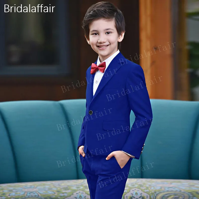 KUSON Royal Blue Kid's Suits Slim Fit Prom Wedding Tuxedo Suit for Children 3Pcs Blazer Suit Jacket Pants Vest Set Costume Homme
KUSON Royal Blue Kid's Suits Slim Fit Prom Wedding Tuxedo Suit for Children 3Pcs Blazer Suit Jacket Pants Vest Set Costume Homme