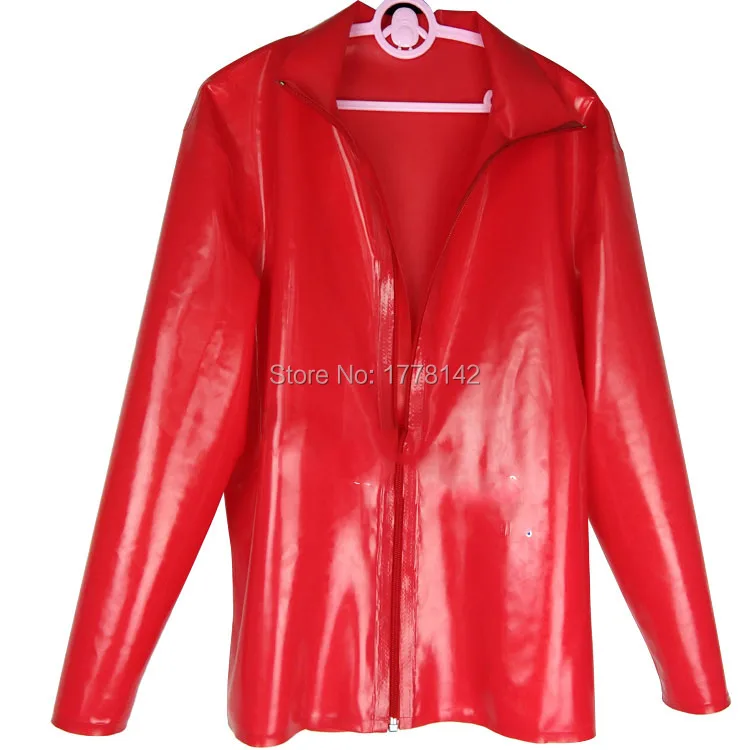 Latex T-SHIRT Long sleeves front zipper Gummi Uniform Rubber Top clothes clothing plus size
Latex T-SHIRT Long sleeves front zipper Gummi Uniform Rubber Top clothes clothing plus size