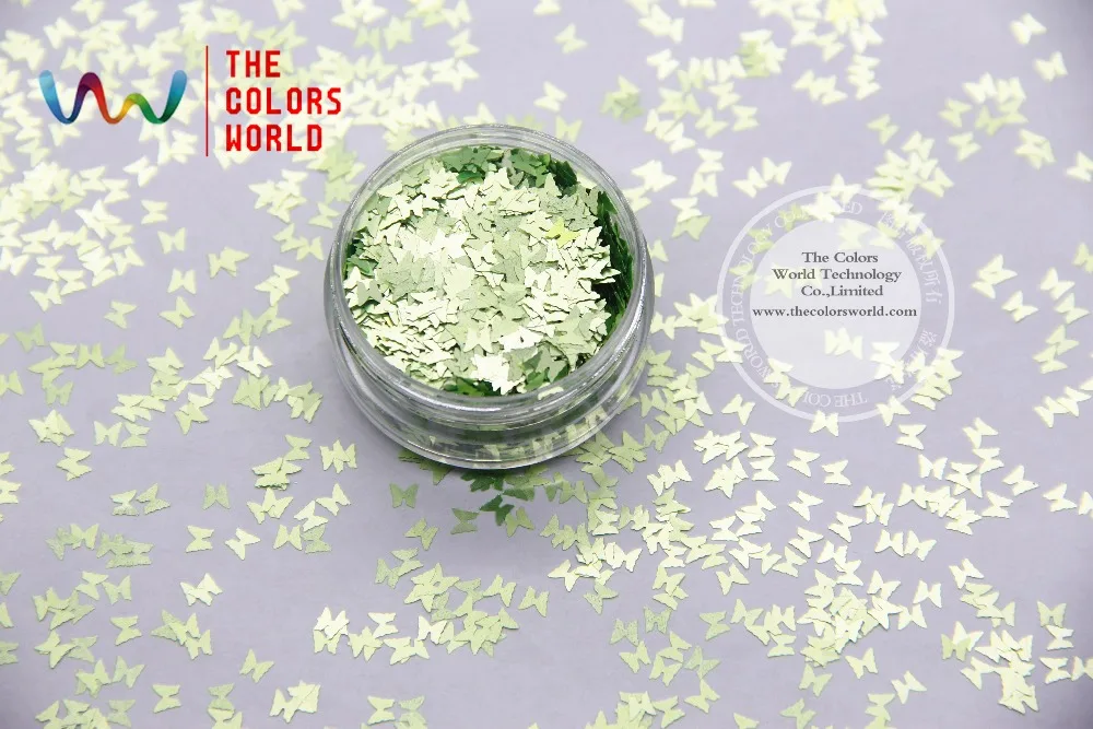 TCJ103 Pearlescent Light Green Colors Butterfly shape 3.0MM Size Glitter for nail Art nail gel makeup or DIY decoration
TCJ103 Pearlescent Light Green Colors Butterfly shape 3.0MM Size Glitter for nail Art nail gel makeup or DIY decoration