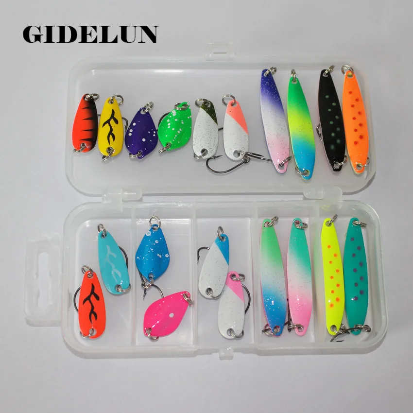 free shipping 20pcs spoon lure 1pcs fishing box 2.5g/2g/5g spoon fishing lure metal bait trout lure artificial bait
free shipping 20pcs spoon lure 1pcs fishing box 2.5g/2g/5g spoon fishing lure metal bait trout lure artificial bait
