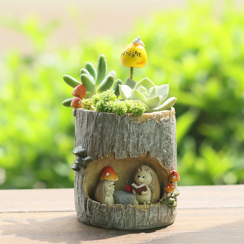 Roogo Resin Flower Pot Garden Succulent Bonsai Decoration Planter Animal Pots Garden Decoration Plants Flower Pot for Child Gift
Roogo Resin Flower Pot Garden Succulent Bonsai Decoration Planter Animal Pots Garden Decoration Plants Flower Pot for Child Gift