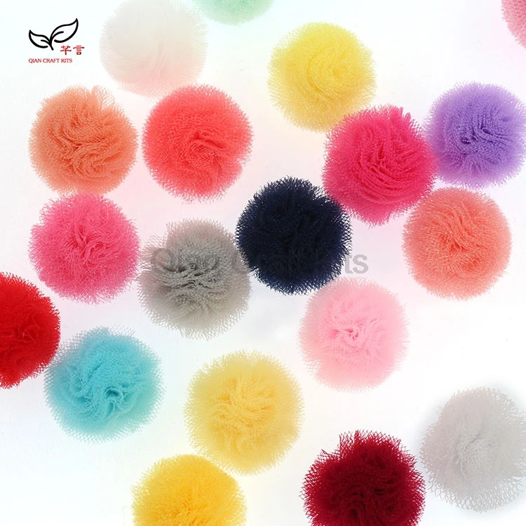 250pcs of random mix colors Mini 2.5-3cm Tulle Puffs Tulle Pom Pom for Girls necklace hair accessories diy
250pcs of random mix colors Mini 2.5-3cm Tulle Puffs Tulle Pom Pom for Girls necklace hair accessories diy