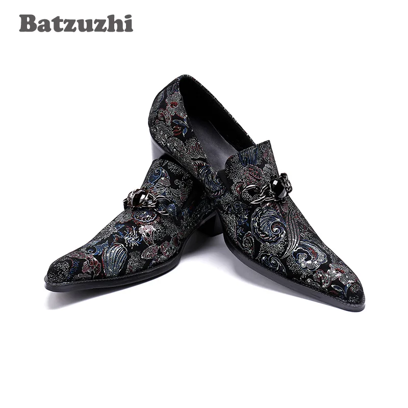 Batzuzhi New Handmade Fashion Men Shoes Black Designer's Dress Shoes Business, Party Shoes Men Oxfords Zapatos Hombre, Big Sizes
Batzuzhi New Handmade Fashion Men Shoes Black Designer's Dress Shoes Business, Party Shoes Men Oxfords Zapatos Hombre, Big Sizes