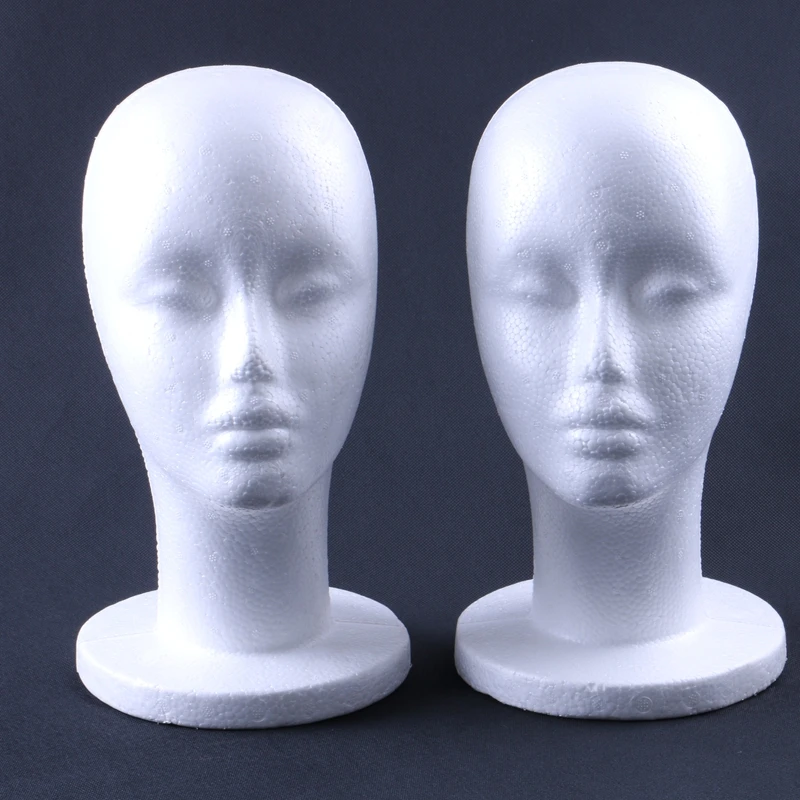 Xuchang Harmony 1 Piece Styrofoam Foam Mannequin Manikin Head Stand for Display Hair Wig Hair Glasses Hat and Jewellery
Xuchang Harmony 1 Piece Styrofoam Foam Mannequin Manikin Head Stand for Display Hair Wig Hair Glasses Hat and Jewellery