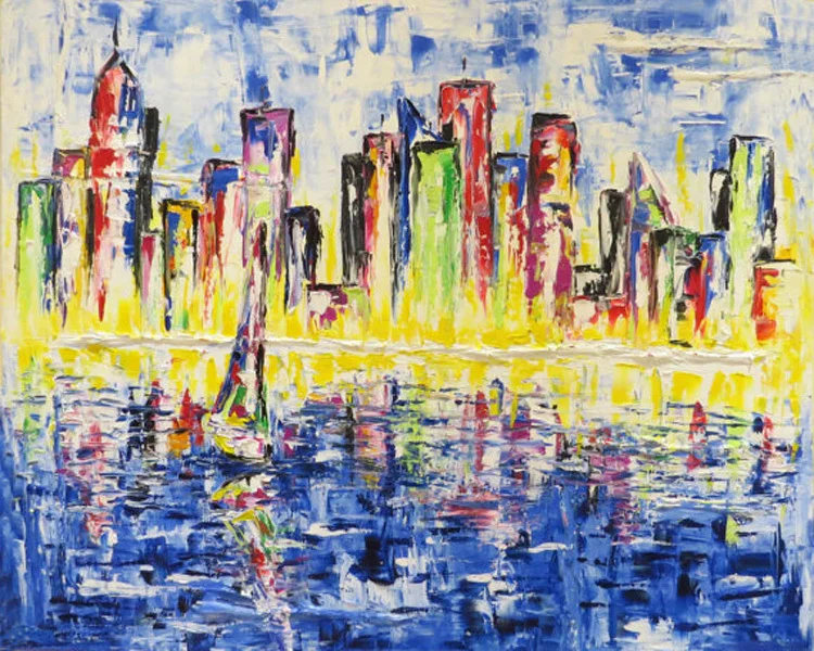 Skills Artist Hand-painted High Quality Modern Abstract Landscape Oil Painting On Canvas Abstract Building Oil Painting
Skills Artist Hand-painted High Quality Modern Abstract Landscape Oil Painting On Canvas Abstract Building Oil Painting