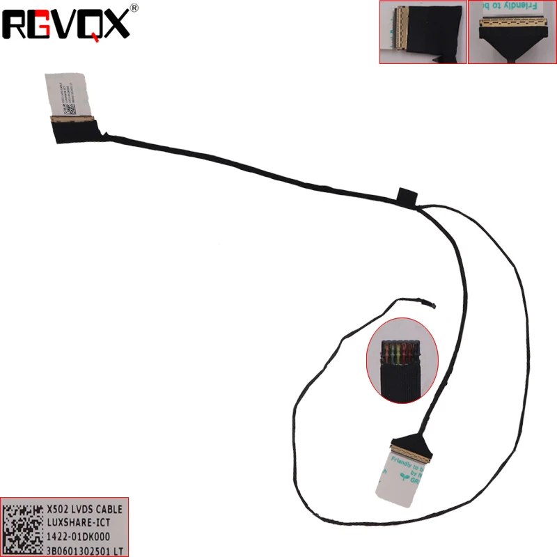 NEW Laptop Cable For ASUS X502C F502C F502CA X502 X502CA P/N 1422-01CU000 Replacement Notebook LCD LVDS CABLE
NEW Laptop Cable For ASUS X502C F502C F502CA X502 X502CA P/N 1422-01CU000 Replacement Notebook LCD LVDS CABLE