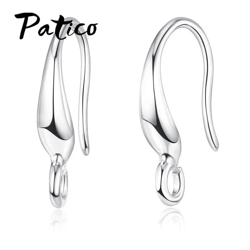 100PCS Hot Simple Components 925 Sterling Silver Hooks Leverback Earwire Fitting For Earrings Making Jewelry Accessories
100PCS Hot Simple Components 925 Sterling Silver Hooks Leverback Earwire Fitting For Earrings Making Jewelry Accessories