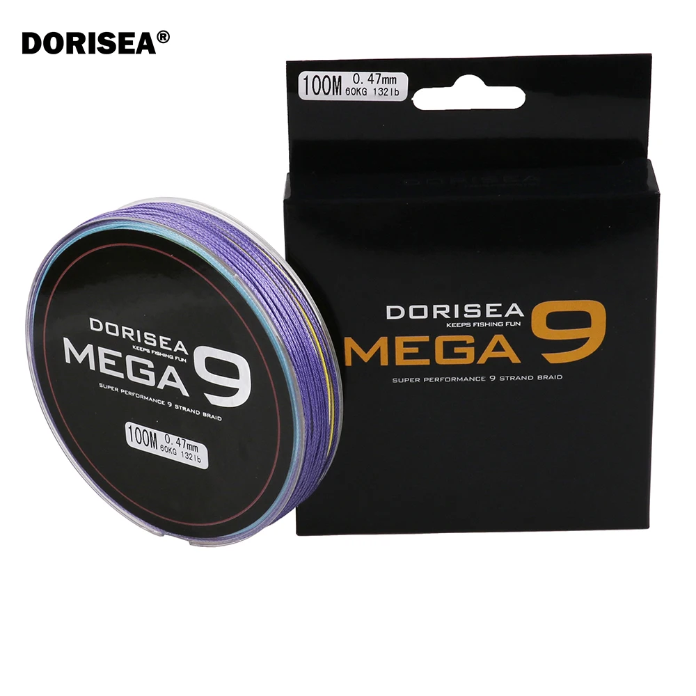 Плетеная многофункциональная рыболовная леска DORISEA Mega 9 нитей 100 м/109 ярдов
Плетеная многофункциональная рыболовная леска DORISEA Mega 9 нитей 100 м/109 ярдов