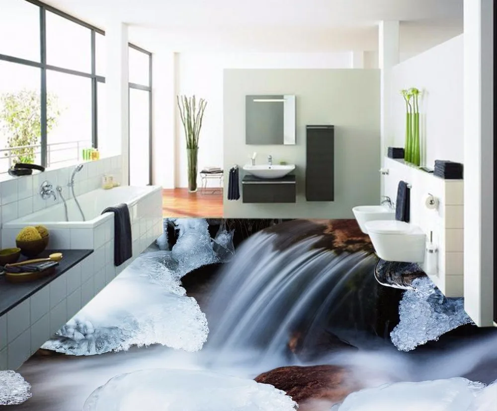 3d floor painting wallpaper Snow and ice River 3D floor painting waterproof wall murals pvc wallpaper 3d
3d floor painting wallpaper Snow and ice River 3D floor painting waterproof wall murals pvc wallpaper 3d