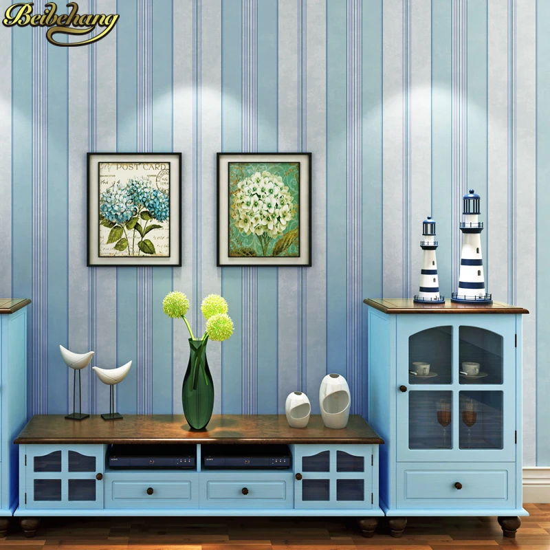 beibehang Mediterranean Striped Wallpaper For Walls Children's Rooms Bedroom Living room wall paper roll wall papers home decor
beibehang Mediterranean Striped Wallpaper For Walls Children's Rooms Bedroom Living room wall paper roll wall papers home decor