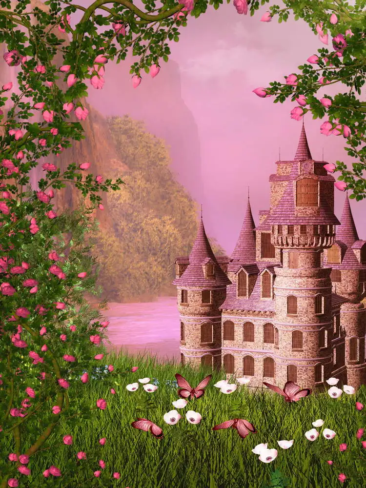 5x7ft Pink Rose Flowers Fairy Castle River Valley Washable No Wrinkle Banner Photo Studio Background Backdrop Polyester Fabric
5x7ft Pink Rose Flowers Fairy Castle River Valley Washable No Wrinkle Banner Photo Studio Background Backdrop Polyester Fabric