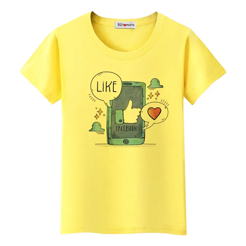 BGtomato New design funny tshirt women brand t shirt casual tops summer cool tops harajuku shirt tee shirt femme
BGtomato New design funny tshirt women brand t shirt casual tops summer cool tops harajuku shirt tee shirt femme