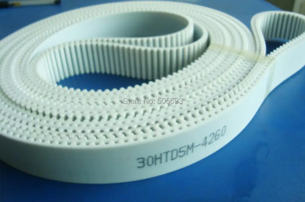 HTD5M closed PU with steel core belt width 30mm ,length is 4260mm,sell by 2pcs/package
HTD5M closed PU with steel core belt width 30mm ,length is 4260mm,sell by 2pcs/package